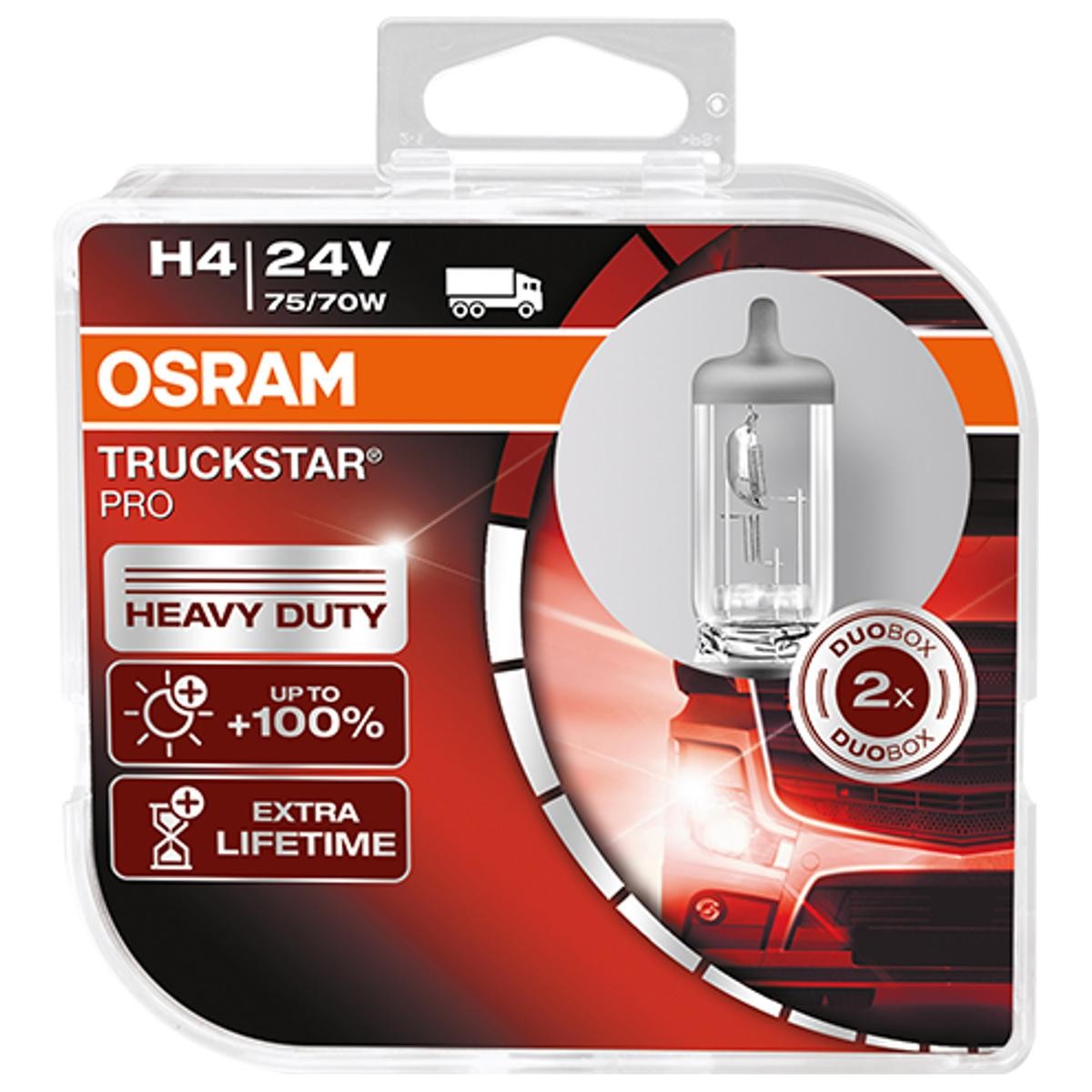 OSRAM 64196TSP-HCB Glühlampe, Fernscheinwerfer für MERCEDES-BENZ ECONIC LKW in Original Qualität