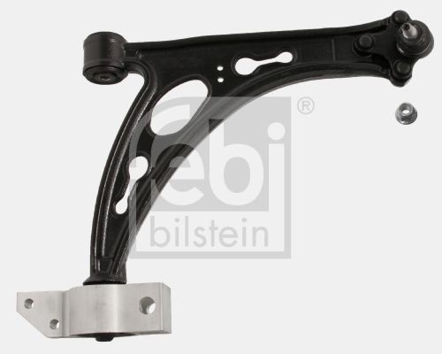 FEBI BILSTEIN 37182 Suspension arm with holder, with lock nuts, with bearing(s), with ball joint, with nut, Front Axle Right, Lower, Control Arm, Cast Steel