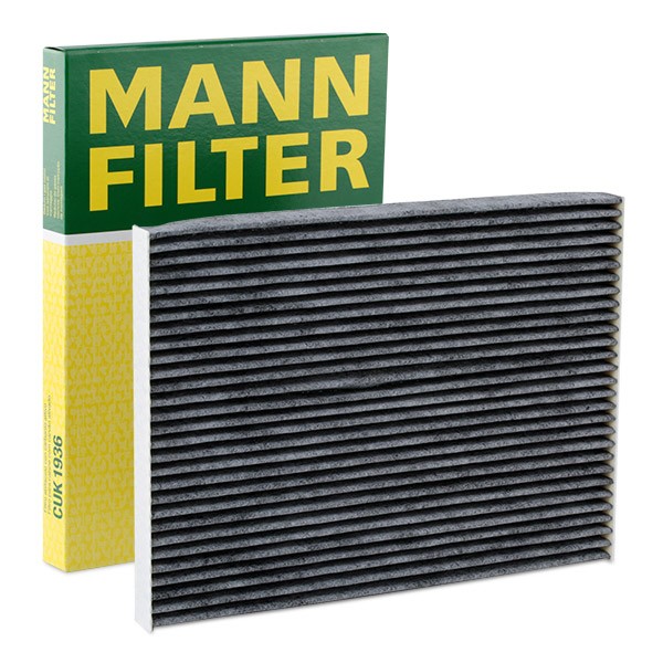 Nissan QASHQAI Ventilation system parts - Pollen filter MANN-FILTER CUK 1936
