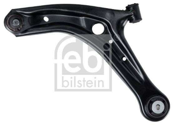 Trailing arm FEBI BILSTEIN with bearing(s), Front Axle Left, Lower, Control Arm, Sheet Steel - 36881