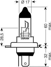 OSRAM Main beam bulb 64193SV2-02B