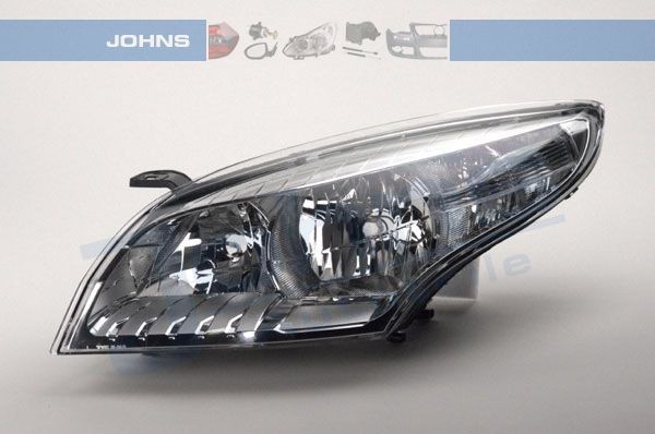JOHNS 60 23 09 Headlight Left, H7/H7, with indicator, with daytime running light, with motor for headlamp levelling