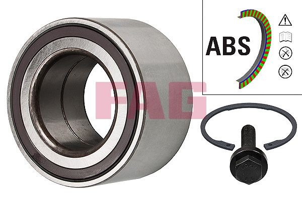 FAG Photo corresponds to scope of supply, 88 mm Inner Diameter: 49mm Wheel hub bearing 713 6109 30 buy