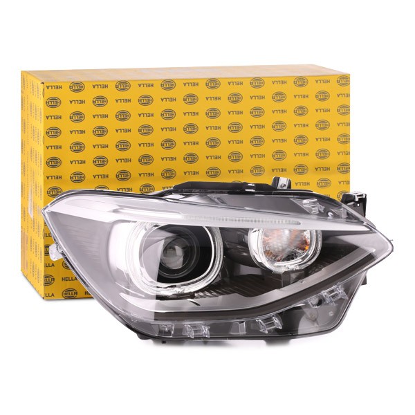 HELLA 1EL 010 741-561 Headlight Right, LED, D1S, PY21W, LED, Bi-Xenon, 12V, with daytime running light (LED), with high beam, with position light, with low beam, with indicator, for right-hand traffic, with bulb, without LED control unit for daytime running-/position ligh, with motor for headlamp levelling, without glow discharge lamp, without ballast