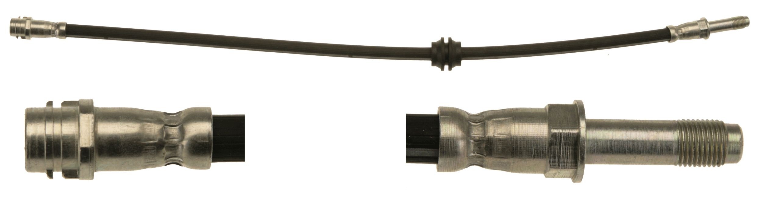 PHB647 TRW Brake flexi hose MERCEDES-BENZ 545 mm, M10x1, Internal Thread, External Thread