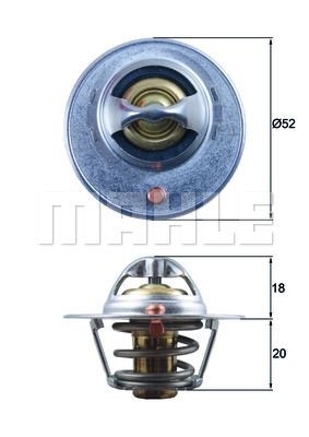 Great value for money - BEHR THERMOT-TRONIK Engine thermostat TX 15 84D