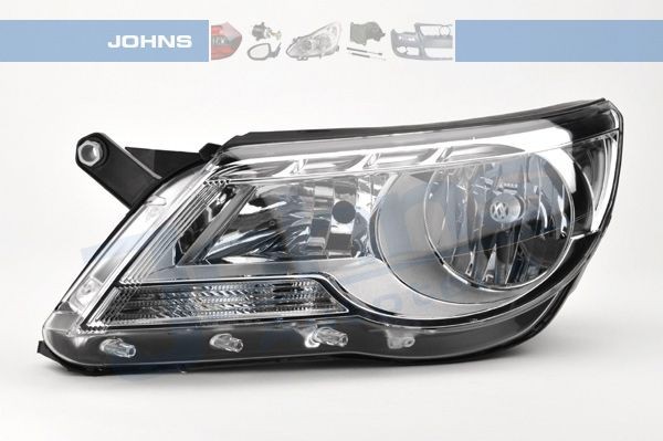 JOHNS Left, H7/H7, with indicator, with motor for headlamp levelling Vehicle Equipment: for vehicles with headlight levelling (electric) Front lights 95 91 09 buy