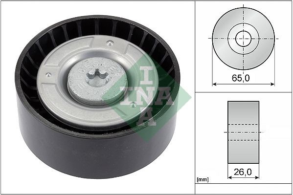 INA with mounting parts Ø: 65mm Deflection / Guide Pulley, v-ribbed belt 532 0608 10 buy