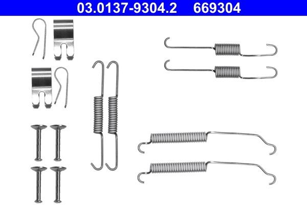 669304 ATE Accessory Kit, brake shoes 03.0137-9304.2 buy