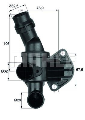 TH 11 87 BEHR THERMOT-TRONIK Coolant thermostat JEEP Opening Temperature: 87°C, with seal