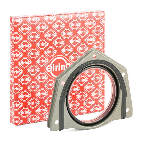 ELRING 199.191 Crankshaft seal with mounting sleeve, FPM (fluoride rubber), with housing