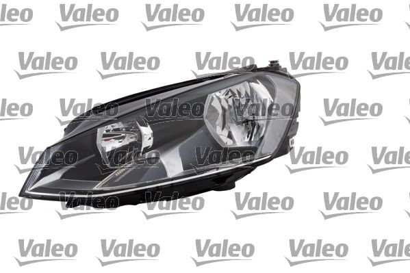 VALEO 044917 Headlight Left, H7, H15, PWY24W, Halogen, transparent, with low beam, with daytime running light, for right-hand traffic, without motor for headlamp levelling