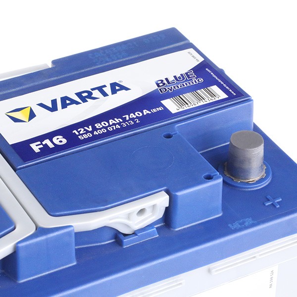 5804000743132 VARTA F16 BLUE dynamic F16 Batterie 12V 80Ah 740A B13  Bleiakkumulator