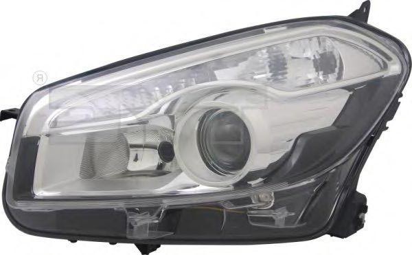 TYC 20-12320-15-2 Headlight Left, H7/H7, for right-hand traffic, with electric motor