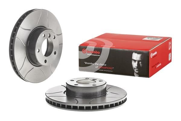 BREMBO 09.8961.76 Brake rotor 324x30mm, 5, internally vented, slotted, Coated, High-carbon