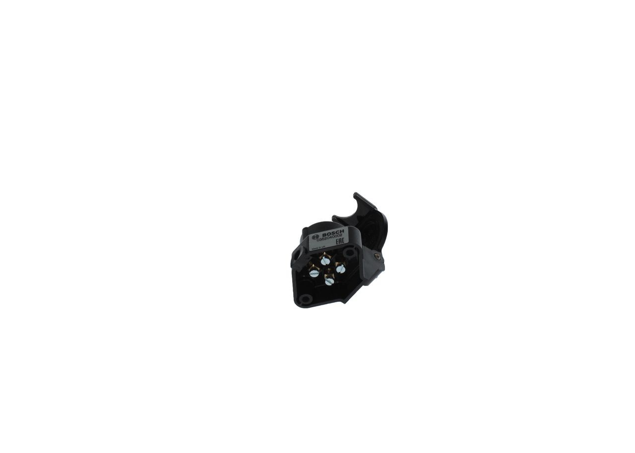 BOSCH 0352040002 Towbar Socket 12V, Plastic, ISO 72 575, N-Version, 4