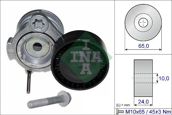 INA 534 0353 10 Tensioner Lever, v-ribbed belt 65 mm x 24,5 mm