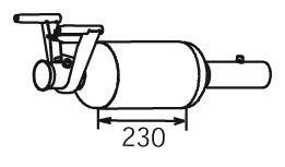 Particulate filter DINEX Euro 4 (D4) - 56347