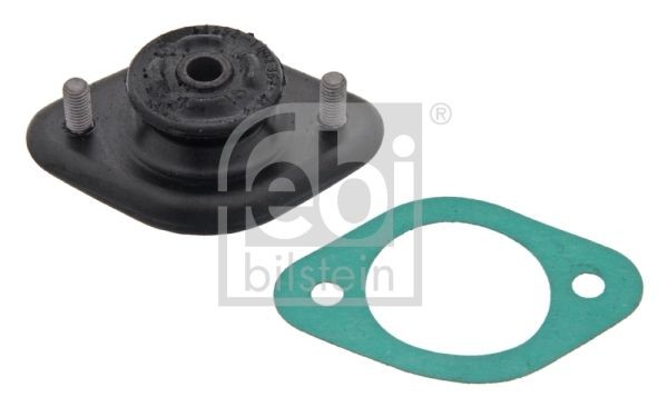 12703 Strut mounts 12703 FEBI BILSTEIN Rear Axle, with attachment material, without ball bearing, Elastomer