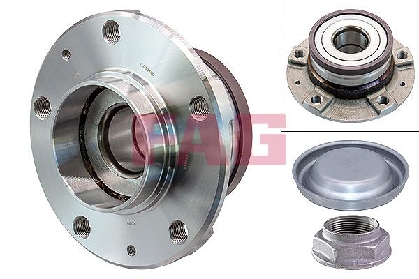 713 6506 00 FAG Wheel bearings PEUGEOT Photo corresponds to scope of supply, 127,9 mm