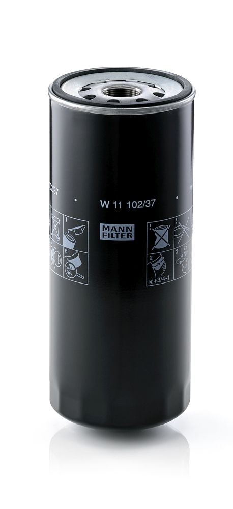 MANN-FILTER W 11 102/37 Ölfilter für SCANIA P,G,R,T - series LKW in Original Qualität