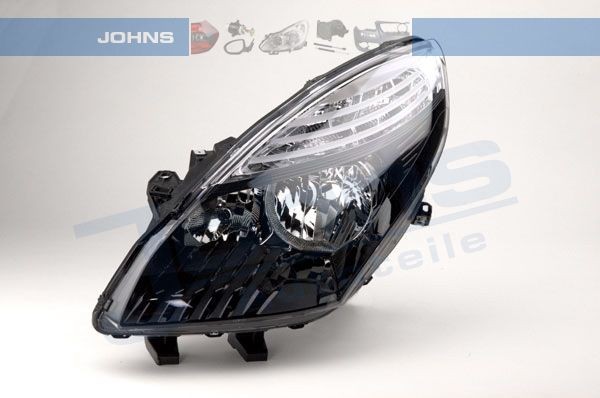 JOHNS 60 33 09 Headlight Left, H7/H7, with indicator, without motor for headlamp levelling