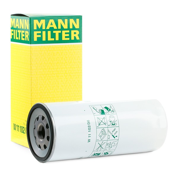 MANN-FILTER W 11 102/36 Ölfilter für VOLVO F 7 LKW in Original Qualität