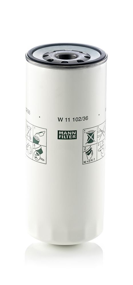 OEM-quality MANN-FILTER W 11 102/36 Engine oil filter