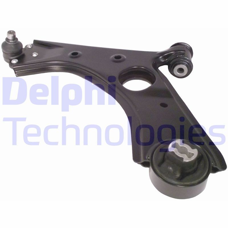 DELPHI TC2484 Suspension arm with ball joint, Left, Lower, Trailing Arm, Sheet Steel