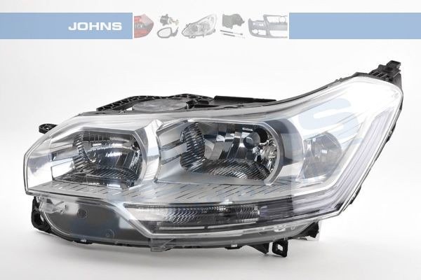 JOHNS 23 27 09 Headlight Left, H7, H4, with dynamic bending light, with daytime running light, without motor for headlamp levelling