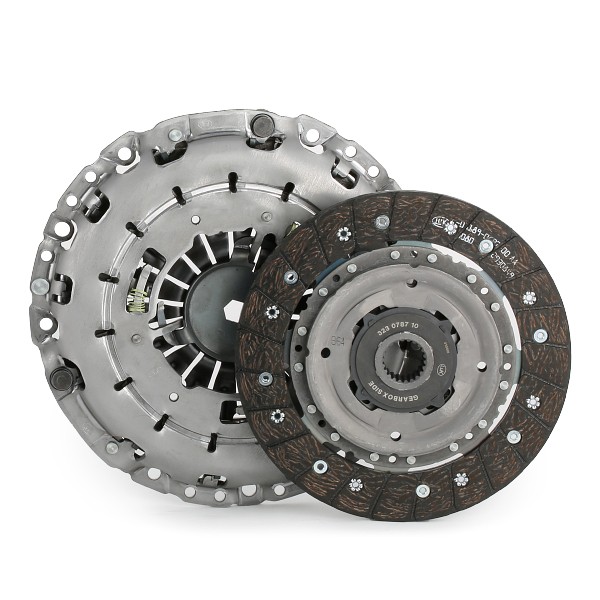 624353000 Clutch set 624 3530 00 LuK for engines with dual-mass flywheel, with clutch release bearing, with release fork, Requires special tools for mounting, Check and replace dual-mass flywheel if necessary., with automatic adjustment, 240mm