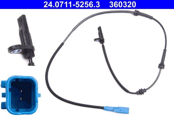 ATE 24.0711-5256.3 ABS sensor 1029mm