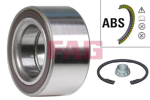 FAG 713 6495 50 Wheel bearing kit Photo corresponds to scope of supply, 75 mm