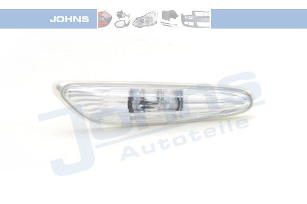 JOHNS 20 09 21 Side indicator white, lateral installation, without bulb holder