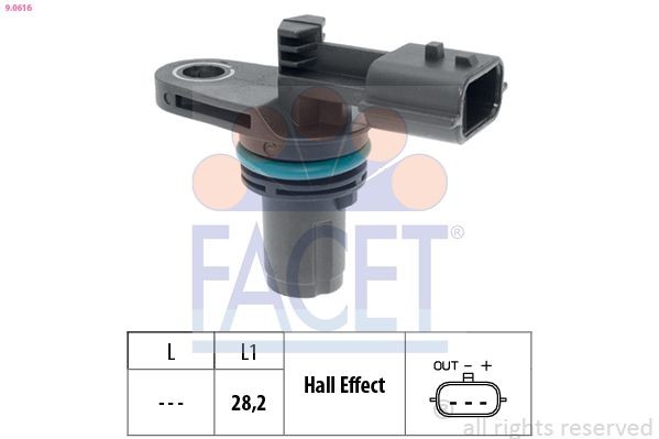 EPS 1.953.616 FACET Made in Italy - OE Equivalent Sensor, camshaft position 9.0616 buy