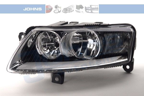 13 19 09-4 JOHNS Headlight AUDI Left, H7, H15, with indicator, without motor for headlamp levelling