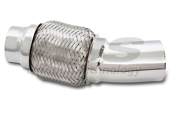 83008320 Flex Hose, exhaust system 83 00 8320 HJS 231 mm, Front, for soot particulate filter, for catalytic converter, Flexible