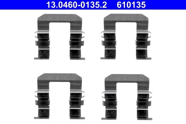 ATE 13.0460-0135.2 Accessory Kit, disc brake pads CHEVROLET experience and price