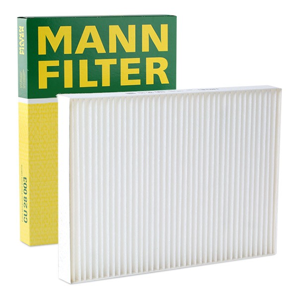 MANN-FILTER CU 28 003 Pollen filter Particulate Filter, 276 mm x 200 mm x 30 mm