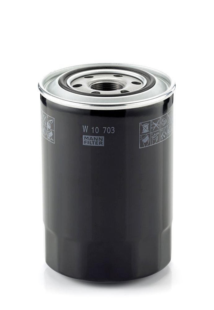 Hyundai GETZ Engine oil filter 7012823 MANN-FILTER W 10 703 online buy