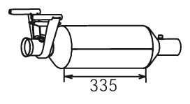 Diesel particulate filter DINEX - 56346