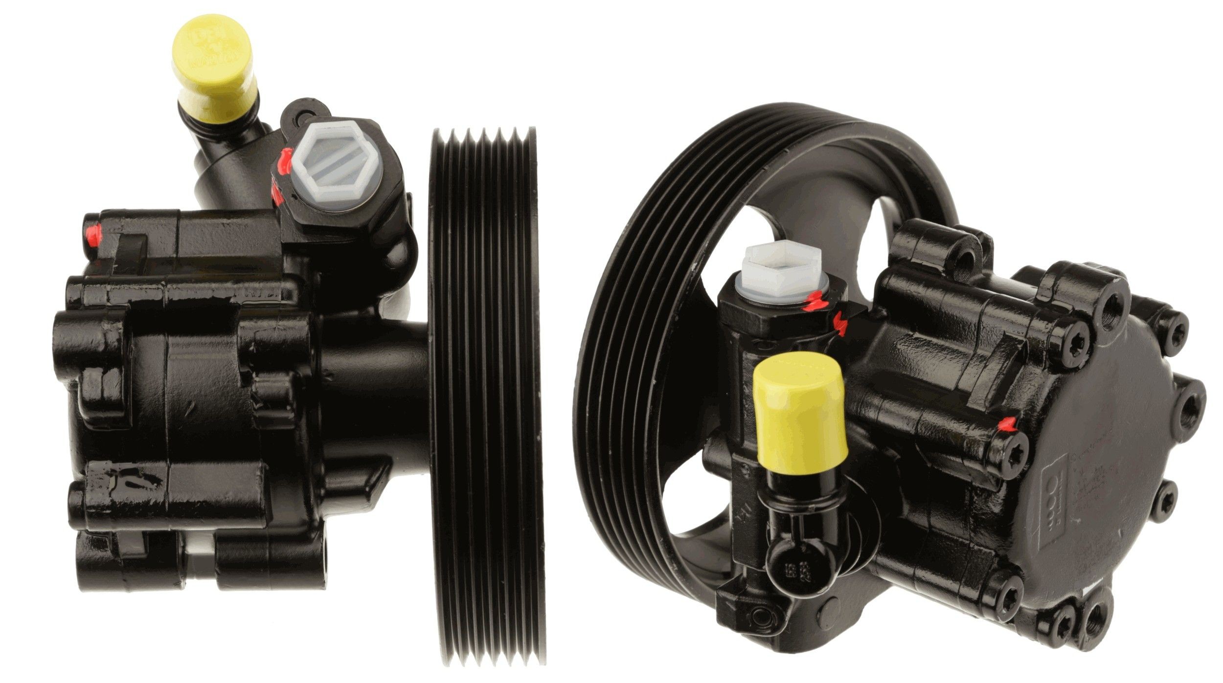 TRW JPR791 Power steering pump Hydraulic, Number of ribs: 6, Belt Pulley Ø: 126 mm