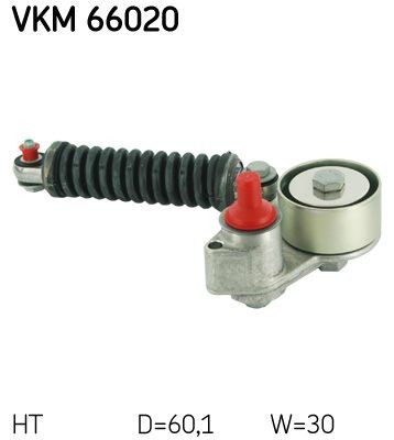 SKF VKM66020 Tensioner pulley 17540-67JA0