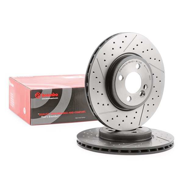 BREMBO Disque de frein MINI 09.A047.21 34116777826 Disques de frein,Disque