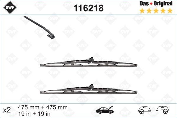 Subaru BRZ Windscreen wiper 7013441 SWF 116218 online buy