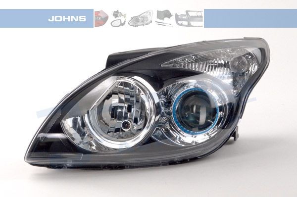 JOHNS 39 34 09-2 Headlight Left, H7, H1, with indicator, without motor for headlamp levelling