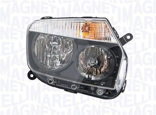 LPN951 MAGNETI MARELLI Right, W5W, H7, H7/H1, H1, Halogen, without front fog light, with indicator, with high beam, for right-hand traffic, with bulbs, with motor for headlamp levelling Left-hand/Right-hand Traffic: for right-hand traffic, Frame Colour: black Front lights 712676512098 buy
