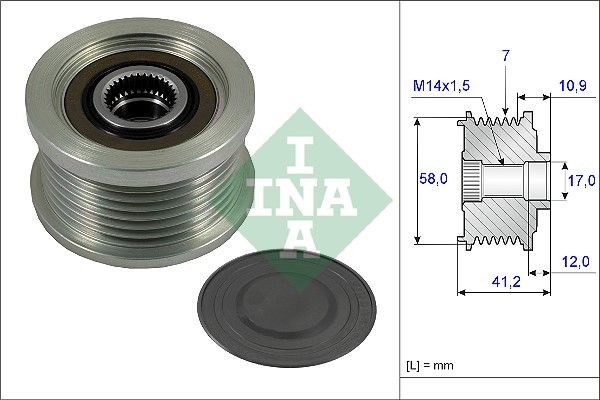 INA 535023210 Alternator Freewheel Clutch 2741530010