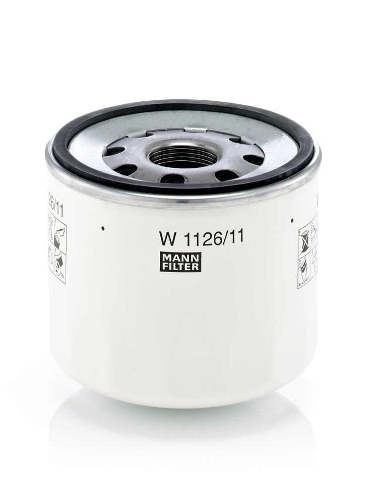 MANN-FILTER W 1126/11 Oil filter 1 1/8-16 UN, Spin-on Filter