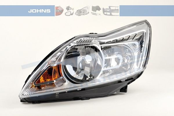 JOHNS 32 12 09-4 Headlight Left, H7, H1, with indicator, with motor for headlamp levelling
